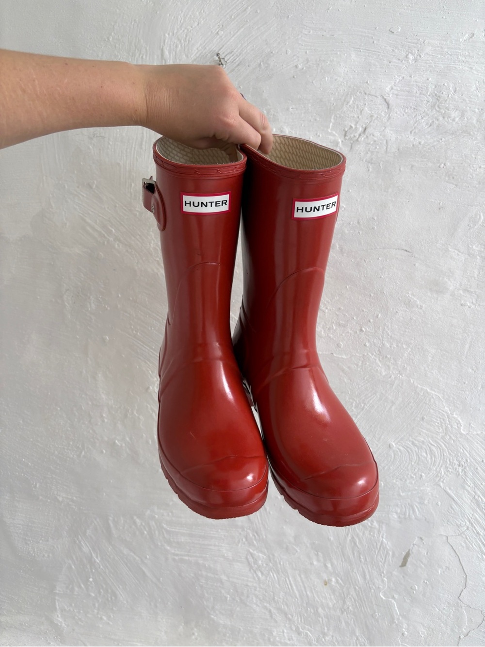 Hunter Original Tour Short Gloss Packable Rain Boots